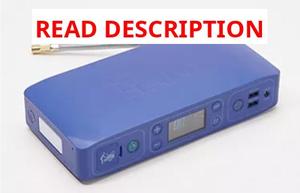 lot 3064 image: HALO Bolt Air Car Jump Starter & Air Compressor w AC Outlet