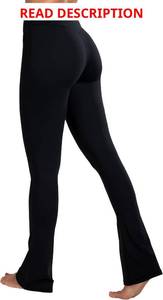 lot 3121 image: Sunzel High Waist Mini Flared Leggings for Women Petite Bootcut Yoga Pants  Mini Flare, Buttery Soft, High Stretchy, High Waisted Tummy Control, Gym Clothes, Workout Casual Dance Blue XL