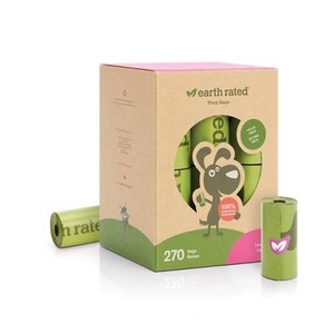 lot 5019 image: Earth Rated Dog Poop Bags - Lavender - 270ct