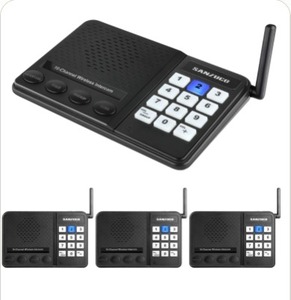 lot 5037 image: Lot of 3 FTAN40A Home Intercom System 10 Channel Unit 3 Digital Codes