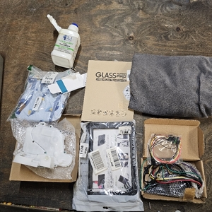 lot 5051 image: Miscellaneous lot of goodies gray tote not included