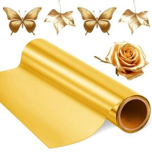 lot 1971 image: Yaocom 1 Roll Aluminum Metal Crafts DIY Foil 12 Inches x 10 ft x 0.1 mm Thick for Art Project Aluminum Flashing Roll Wide Sheet Multipurpose Metal Sheets (Golden)