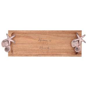 lot 1973 image: Pavilion - Home at The Beach - 14.25 Serving Tray Charcuterie Board Beach Waterfront Ocean Seaside Coastal Nautical