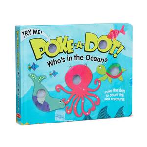 lot 2036 image: Melissa & Doug Poke-a-Dot Who��s in the Ocean Interactive Childrens Board Book with Buttons to Pop, Educational Sensory Toy for Toddlers & Preschoolers Ages 3 - FSC Certified