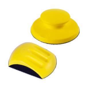lot 2060 image: Vesagrin 5 Inch Hand Sanding Block Hook and Loop Sanding Block 2 PCS Round and Mouse Hand Sanding Blocks Foam Sanding Blocks Auto Body Hand Sanders for Wood Mouse Sanding Pad Sandpaper Holder