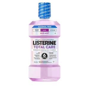 lot 2076 image: Listerine Total Care Alcohol Free Mouthwash, Mild Mint, 16.9 fl. oz500 mL