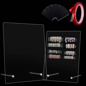 lot 2097 image: HLQHXWHZT Nail Display Acrylic Display Board For Nail Art Holder Practice