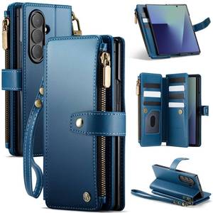 lot 2124 image: Vinich for Samsung Galaxy Z Fold 7 Wallet Case with Card Holder, Blue