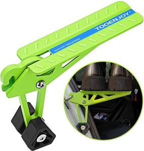 lot 2400 image: Universal Car Door Step for Car Roof Access, Portable Latch Step(Green)
