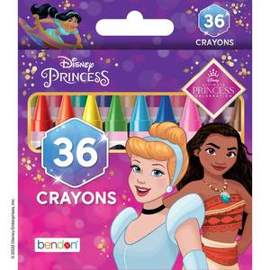 lot 2457 image: Disney Princess 36 Count Crayons in Tuck Box