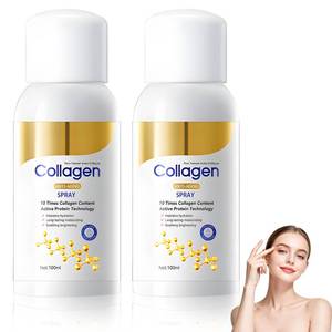 lot 2458 image: 2PCS Firming Collagen Spray, Firming Care Set for Body and Face, Anti Aging Hydrating Moisturizer Mist Fast-Absorbing Skin for Body, Arms, Legs