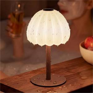 lot 2469 image: Hifree Rechargeable Waterproof Shower Lamp, IP65 Cordless Touch Dimmable Small Desk Light for Inside Shower, 4500mAh Battery Operated Color Changing Table Lamp for Bathroom, Bedroom, Outdoor