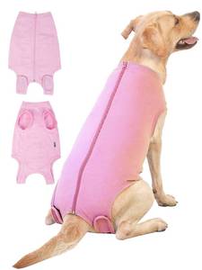 lot 2481 image: Dog Surgery Recovery Suit - After Spay, Abdominal Wounds Post Surgical Recovery, Anti Licking Breathable Dog Onesies for Small, Medium & Large Pet, Alternative Bandages Cone E-Collar