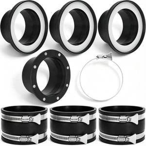 lot 3738 image: Magnetic Dust Collection Fittings Super Pack for 4 & 2.5 Shop Vac Hoses