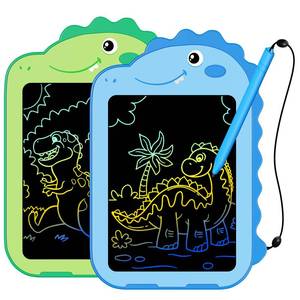 lot 4278 image: 2 Pack LCD Writing Tablet for Kids, 6.5 Inch Colorful Doodle Board Drawing Tablet, Educational Kid Toys, Doodle Pad Dinosaur Toys for 3 4 5 6 7 8 Year Old Boys Girls