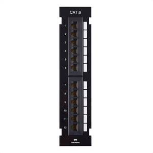 lot 4300 image: Cable Matters UL Listed Mini 10Gbps 12-Port Vertical Patch Panel