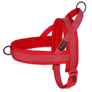lot 4314 image: Didog No Pull Dog Harness for Medium Dogs, Breathable Mesh Padded, Red, M