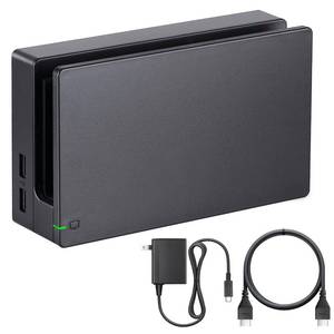 lot 5620 image: TV Dock Station for Switch - 3 in 1 Replacement TV Base Docking Station Set with Upgraded IC Module, Charger, HDMI Cable Accessories for Switch Console - Not for Switch 2