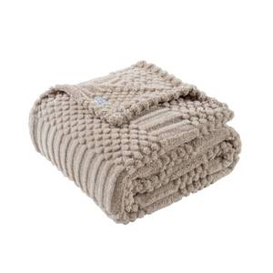 lot 5630 image: Brown Throw Blanket - Soft & Fluffy Fleece, Neutral Tan Color, Cute & Aesthetic, Perfect for Sofa, Couch, Chair, Bed, Living Room & Bedroom, All-Season Use, Plush & Cozy Decorative Blanket 50x60