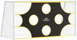 lot 5632 image: PodiuMax 12x6FT Soccer Goal Target Net with 10 Scoring Zones