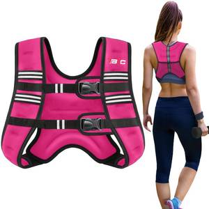lot 5645 image: TB3C Weighted Vest Woman, 12 LB Weight Vest for Women, Plus Size womens weighted vest for Strength Training, Running, Workout, Jogging, Walking, Pink