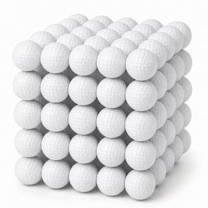 lot 5655 image: ZenNex 120 Pcs Foam Golf Practice Balls with 2 Golf Ball Storage Bags, Lifelike Feel, Durable Construction, Restricted Flight Distance, for Practice and Party Decorations (White)