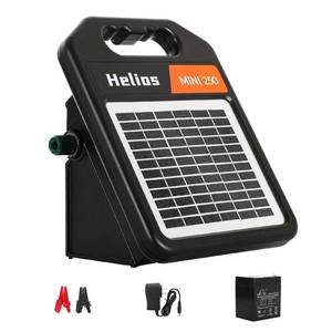 lot 5656 image: Andmon MINI250 Solar Electric Fence Charger with Day or Night Mode, 0.25Joule Portable Solar Fence Charger