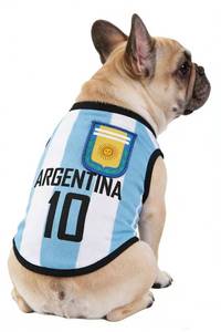 lot 6058 image: 2026 World Cup Shirt for Dog, Soccer Jersey Pet Costume, Dog Jerseys for Small Medium Large Dogs, Football Shirt for Pets Blue Small