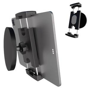 lot 6076 image: VasSmtCPH Magnetic Tablet Holder Fridge Tablet Mount for Cabinet Whiteboard Gym Warehouse and More fits 4.7-12.9 inch Phones and Tablets, 360°Adjustable 3.5 Magnetic Base