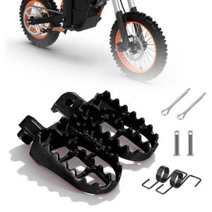 lot 6086 image: YAORISE Dirt Bike Foot Pegs for Tuttio Soleil01, Aluminum E-bike Pedals for Coleman Minibike CT200UCT200U-EXBT200XCT200U-EXR, Electric Bike Accessories Replacement Parts for Tutti, Black