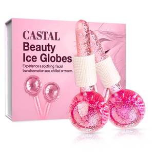 lot 6102 image: Ice Globes for Face 2Pcs �� Freezer Safe Ice Globes for Facials, Skin Tightening & Anti-Aging �� Reusable Facial IceGlobes for Reduction of Puffiness & Wrinkles of Face, Neck & Eyes��Pink