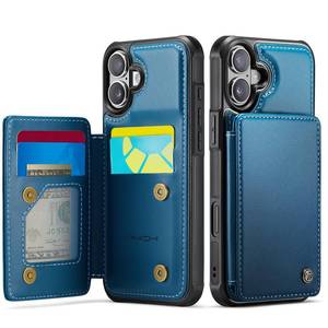 lot 6119 image: Vinich for iPhone 17 Wallet Case with Card Holder, Blue