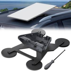 lot 7203 image: STARGEAR Starlink Gen 3 Mount Mobility, Magnetic with 440lbs Heavy Duty Magnet Suction Bases, Lockable Magnetic Mount Kits for Standard 44XV3 Satellite Dish, Aluminum Alloy, Not for Starlink Mini