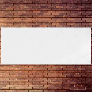 lot 7234 image: Zonon Blank Banner to Decorate Polyester Oxford Cloth,White,2 X 8 Feet