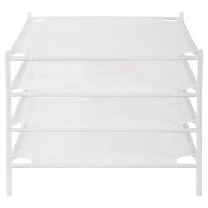 lot 7236 image: STO STO Sweater Drying Rack, 4-Pack Stackable Mesh Clothes Drying Rack, Laundry Drying Rack for Sweaters, Socks, Toys, White