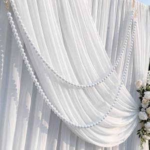 lot 7250 image: Canlierr 2 Pcs 5.6ft Wedding Giant Pearl Garland Decorations 25mm