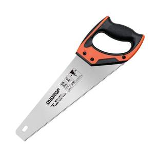 lot 8081 image: QYQRQF 14 in Hand Saw, 11 TPI Fine-Cut Soft-Grip Hardpoint Wood Handsaw, Orange