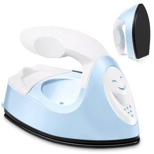 lot 8083 image: Honoson Mini Craft Iron with Charging Base Tiny,Light Blue