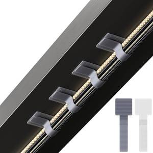 lot 8100 image: LX IntMfr. Hook and Loop Cable Ties, Self Adhesive Hook and Loop Cable Straps, Sticky-back Cord Organizer, Cable Clip, Household & Office Essentials, 40Pcs per Pack