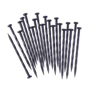 lot 8103 image: Landscape Anchoring Spikes, 25PCS 8 Inch Spiral Plastic Landscape Spikes for Garden Lawn Yard, Paver, Weed Barrier, Artificial Turf (8in -25 Count)