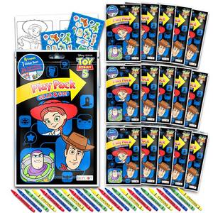 lot 8105 image: Toy Story Party Favors Activity Pack Bundle - 15 Goodie Bags Stuffers