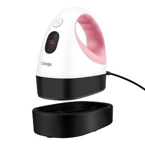 lot 8118 image: Calogy Mini Heat Press, Heat Transfer Machine, Constant Temp Control, Insulated Safety Base, Fits for Crafts, T-Shirt, Hat, Cap, Pillows(White Pink)