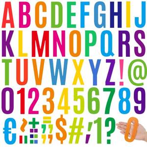 lot 8136 image: 240Pcs 5 Inch Bulletin Board Letters Large Letter Stickers