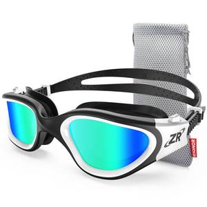 lot 8146 image: ZIONOR Swim Goggles, Upgraded G1 Polarized Swimming Goggles Anti-fog for Adult Men Women A0 (Polarized  Mirror Gold)