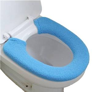 lot 8190 image: Vimeet Warm Toilet Seat Cover Washable Bathroom Closestool Pad Mat