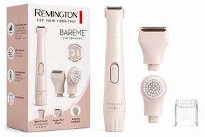 lot 8201 image: Remington Smooth & Silky Body & Bikini Kit, Cordless Bikini Trimmer and Shaver for Women, Waterproof for Grooming in the Shower, Beige