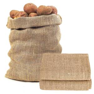 lot 8226 image: MAQIHAN Burlap Bags for Plants - 2 PCS Large Burlap Sack, 18.5 x 27.5 Inch