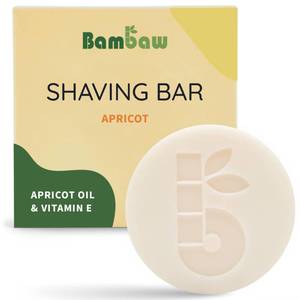 lot 8235 image: Bambaw  Shaving Soap for Women  2.8 oz  Apricot Oil & Vitamin E Shave Soap  Shaving Bar for all Skin Types  Shaving for Women  Eco & Vegan Shaving Soap Bar  Apricot Shaving Soap Puck