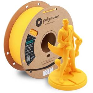 lot 19306 image: Polymaker HT-PLA-GF Filament 1.75mm Power Tool Yellow 1KG, High Temp PLA