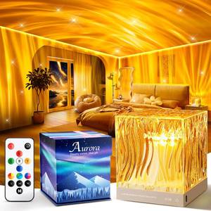 lot 19328 image: Galaxy Projector Night Light Projector, 18-Color Ocean Havie Lamp Gift Box
